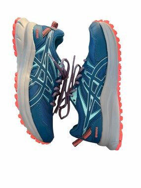 ASICS Trail Scout 2 Teal Blue Athletic Shoe Sz 7